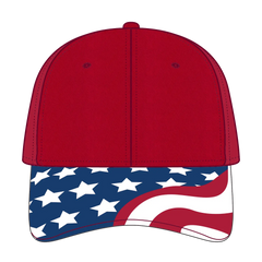 OTTO 80-1327 6 Panel Low Profile Baseball Cap - Black - Black / 6 1/2’’ - 7 5/8’’