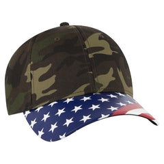 OTTO 80-1327 6 Panel Low Profile Baseball Cap - Camo 008 - Camo 008 / 6 1/2’’ - 7 5/8’’