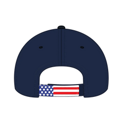 OTTO 80-1327 6 Panel Low Profile Baseball Cap - Deep Navy - Deep Navy / 6 1/2’’ - 7 5/8’’