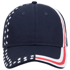OTTO 80-1327 6 Panel Low Profile Baseball Cap - Deep Navy - Deep Navy / 6 1/2’’ - 7 5/8’’