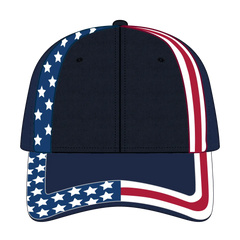 OTTO 80-1327 6 Panel Low Profile Baseball Cap - Deep Navy - Deep Navy / 6 1/2’’ - 7 5/8’’