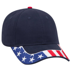 OTTO 80-1327 6 Panel Low Profile Baseball Cap - Navy - Navy / 6 1/2’’ - 7 5/8’’