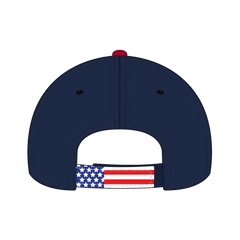 OTTO 80-1327 6 Panel Low Profile Baseball Cap - Navy - Navy / 6 1/2’’ - 7 5/8’’