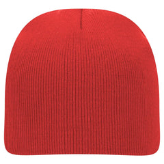 OTTO 82-1010 8’’ Classic Knit Beanie - Red - Red / 7 3/8’’ - 7 5/8’’