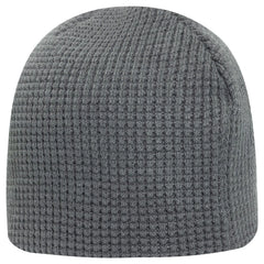 OTTO 82-1068 8’’ Waffle Rib Knit Beanie - Char. Gray - Char. Gray / 7 3/8’’ - 7 5/8’’