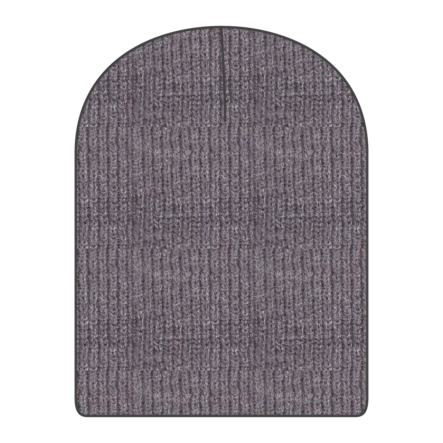 OTTO 82-1173 9 1/2’’ Premium Rib Knit Beanie - Heath. Gray - Heath. Gray / 6 1/2’’ - 7 5/8’’