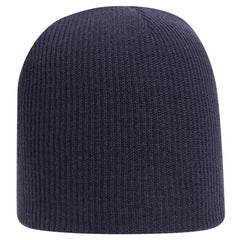 OTTO 82-1173 9 1/2’’ Premium Rib Knit Beanie - Navy - Navy / 6 1/2’’ - 7 5/8’’
