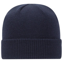 OTTO 82-1238 12’’ Classic Knit Beanie W/ Rib Knit Cuff - Navy - Navy / 6 1/2’’ - 7 5/8’’