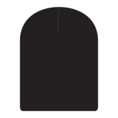 OTTO 82-1317 9’’ Classic Knit Beanie W/ Inside Fleece Lining - Black - Black / 6 1/2’’ - 7 5/8’’