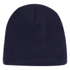 OTTO 82-1317 9’’ Classic Knit Beanie W/ Inside Fleece Lining - Navy - Navy / 6 1/2’’ - 7 5/8’’