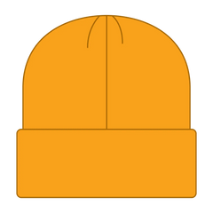 OTTO 82-404 12’’ Classic Knit Beanie W/ Cuff - Gold - Gold / 6 1/2’’ - 7 5/8’’