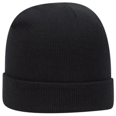 OTTO 82-480 12’’ Classic Knit Beanie W/ Cuff - Black - Black / 6 1/2’’ - 7 5/8’’
