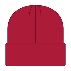 OTTO 82-480 12’’ Classic Knit Beanie W/ Cuff - Red - Red / 6 1/2’’ - 7 5/8’’