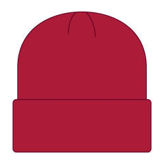 OTTO 82-480 12’’ Classic Knit Beanie W/ Cuff - Red - Red / 6 1/2’’ - 7 5/8’’