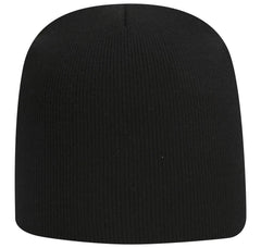 OTTO 82-481 9’’ Classic Knit Beanie - Black - Black / 6 1/2’’ - 7 5/8’’