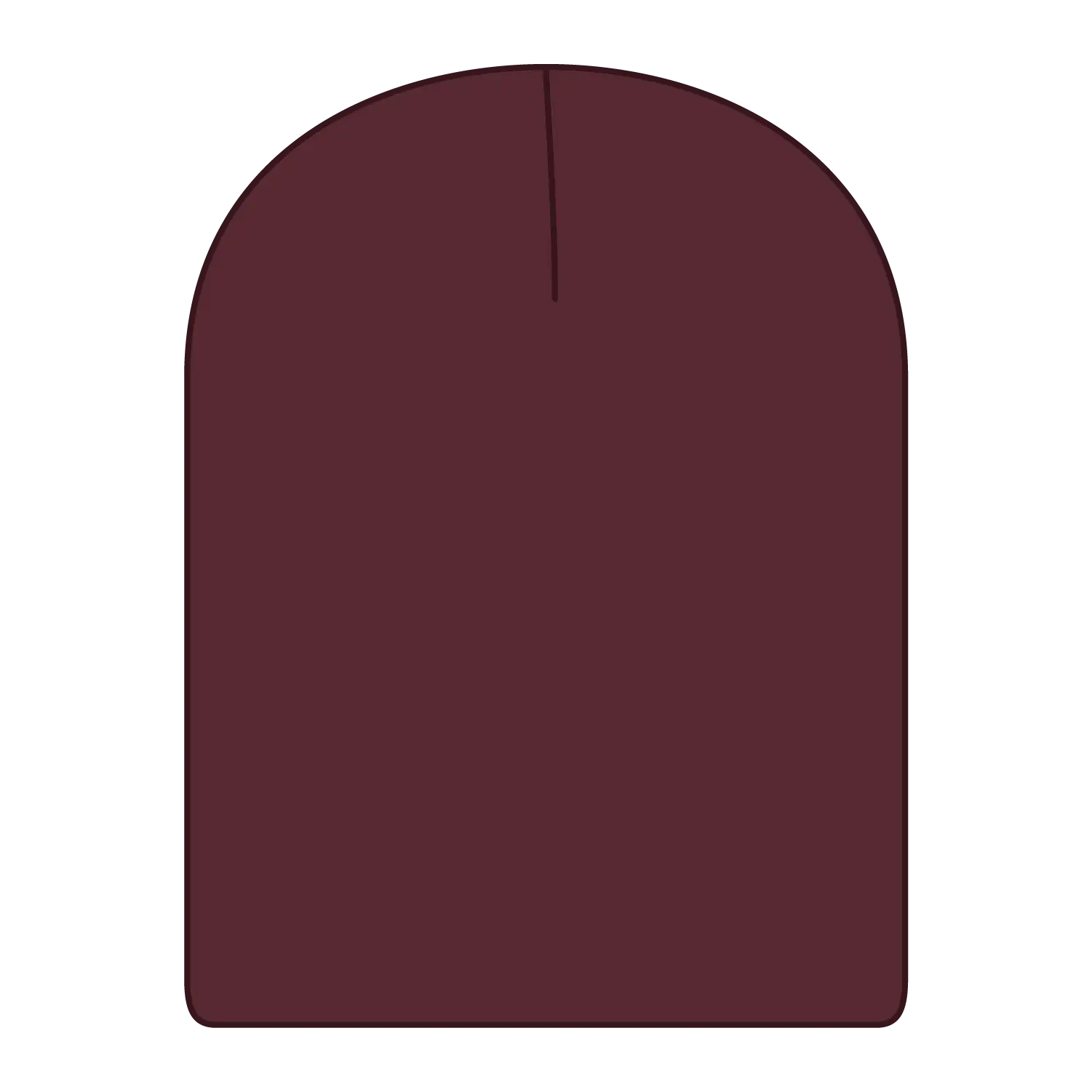 OTTO 82-481 9’’ Classic Knit Beanie - Maroon - Maroon / 6 1/2’’ - 7 5/8’’