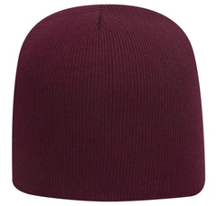 OTTO 82-481 9’’ Classic Knit Beanie - Maroon - Maroon / 6 1/2’’ - 7 5/8’’