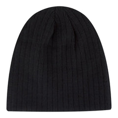 OTTO 82-625 8’’ Classic Fine Knit Beanie - Black - Black / 6 1/2’’ - 7 5/8’’