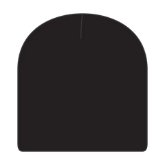 OTTO 82-625 8’’ Classic Fine Knit Beanie - Black - Black / 6 1/2’’ - 7 5/8’’