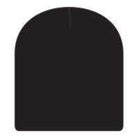 OTTO 82-970 8 1/2’’ Classic Knit Beanie - Black - Black / 6 1/2’’ - 7 5/8’’