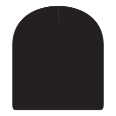 OTTO 82-970 8 1/2’’ Classic Knit Beanie - Black - Black / 6 1/2’’ - 7 5/8’’