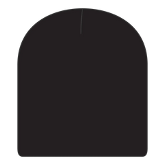 OTTO 82-970 8 1/2’’ Classic Knit Beanie - Black - Black / 6 1/2’’ - 7 5/8’’