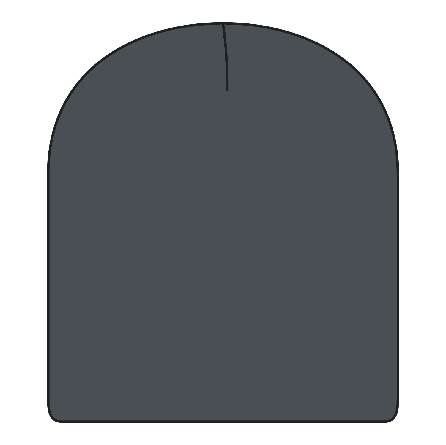 OTTO 82-970 8 1/2’’ Classic Knit Beanie - Char. Gray - Char. Gray / 6 1/2’’ - 7 5/8’’