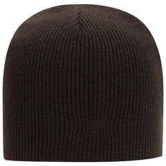 OTTO 82-970 8 1/2’’ Classic Knit Beanie - Dk. Brown - Dk. Brown / 6 1/2’’ - 7 5/8’’