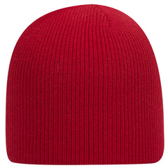 OTTO 82-970 8 1/2’’ Classic Knit Beanie - Red - Red / 6 1/2’’ - 7 5/8’’
