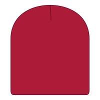OTTO 82-970 8 1/2’’ Classic Knit Beanie - Red - Red / 6 1/2’’ - 7 5/8’’