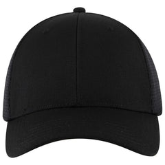 OTTO 83-1 ’OTTO Comfy Fit’ 6 Panel Low Profile Mesh Back Trucker Cap - Black - Black / 7 3/8’’ - 7 5/8’’