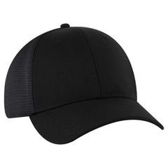 OTTO 83-1 ’OTTO Comfy Fit’ 6 Panel Low Profile Mesh Back Trucker Cap - Black - Black / 7 3/8’’ - 7 5/8’’
