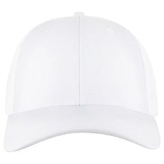 OTTO 83-1 ’OTTO Comfy Fit’ 6 Panel Low Profile Mesh Back Trucker Cap - White - White / 7 3/8’’ - 7 5/8’’