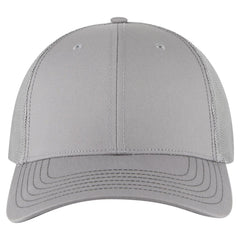 OTTO 83-1239 6 Panel Low Profile Mesh Back Trucker Cap - Gray - Gray / 6 1/2’’ - 7 5/8’’