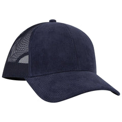 OTTO 83-1239 6 Panel Low Profile Mesh Back Trucker Cap - Nv Blu - Nv Blu / 6 1/2’’ - 7 5/8’’
