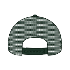 OTTO 83-1273 6 Panel Low Profile Mesh Back Trucker Cap - Dk. Green - Dk. Green / 6 1/2’’ - 7 5/8’’
