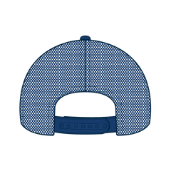 OTTO 83-1273 6 Panel Low Profile Mesh Back Trucker Cap - Royal - Royal / 6 1/2’’ - 7 5/8’’