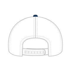 OTTO 83-1299 ’OTTO Comfy Fit’ 6 Panel Low Profile Mesh Back Trucker Cap - Ryl/Ryl/Wht - Ryl/Ryl/Wht / 6 1/2’’ - 7 5/8’’