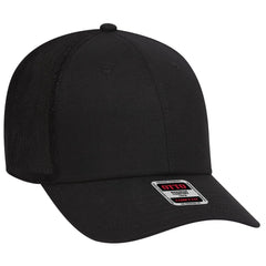 OTTO 83-1299 ’OTTO Comfy Fit’ 6 Panel Low Profile Mesh Back Trucker Cap - Black - Black / 6 1/2’’ - 7 5/8’’