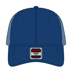 OTTO 83-2 ’OTTO Comfy Fit’ 6 Panel Low Profile Mesh Back Trucker Cap - Royal - Royal / 7 3/8’’ - 7 5/8’’