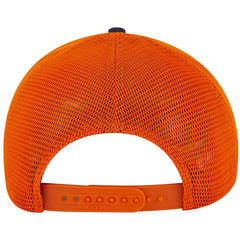 OTTO 83-2 ’OTTO Comfy Fit’ 6 Panel Low Profile Mesh Back Trucker Cap - Nvy/Nvy/Org - Nvy/Nvy/Org / 7 3/8’’ - 7 5/8’’