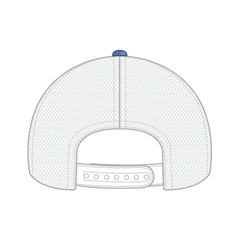 OTTO 83-2 ’OTTO Comfy Fit’ 6 Panel Low Profile Mesh Back Trucker Cap - Cb.Blu/Sk.Blu/Wht - Cb.Blu/Sk.Blu/Wht / 7 3/8’’