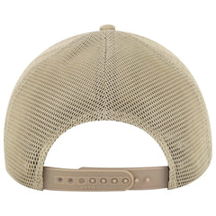 OTTO 83-2 ’OTTO Comfy Fit’ 6 Panel Low Profile Mesh Back Trucker Cap - Khaki - Khaki / 7 3/8’’ - 7 5/8’’