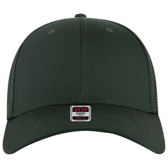 OTTO 83-2 ’OTTO Comfy Fit’ 6 Panel Low Profile Mesh Back Trucker Cap - Dk. Green - Dk. Green / 7 3/8’’ - 7 5/8’’