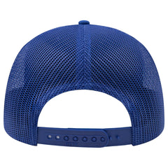 OTTO 83-3 6 Panel Low Profile Mesh Back Trucker Cap - Royal - Royal / 7 3/8’’ - 7 5/8’’