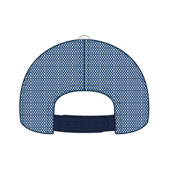 OTTO 83-473 6 Panel Low Profile Mesh Back Trucker Cap - Nvy/Wht/Nvy