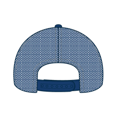 OTTO 83-473 6 Panel Low Profile Mesh Back Trucker Cap - Ryl/Wht/Ryl