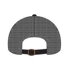 OTTO 83-509 6 Panel Low Profile Mesh Back Trucker Cap - Blk/Wht - Blk/Wht / 6 1/2’’ - 7 5/8’’