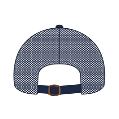 OTTO 83-509 6 Panel Low Profile Mesh Back Trucker Cap - Nvy/Wt - Nvy/Wt / 6 1/2’’ - 7 5/8’’