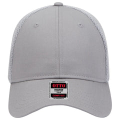 OTTO 83-605 ’OTTO Comfy Fit’ 6 Panel Low Profile Baseball Cap - Gray - Gray / 6 1/2’’ - 7 5/8’’
